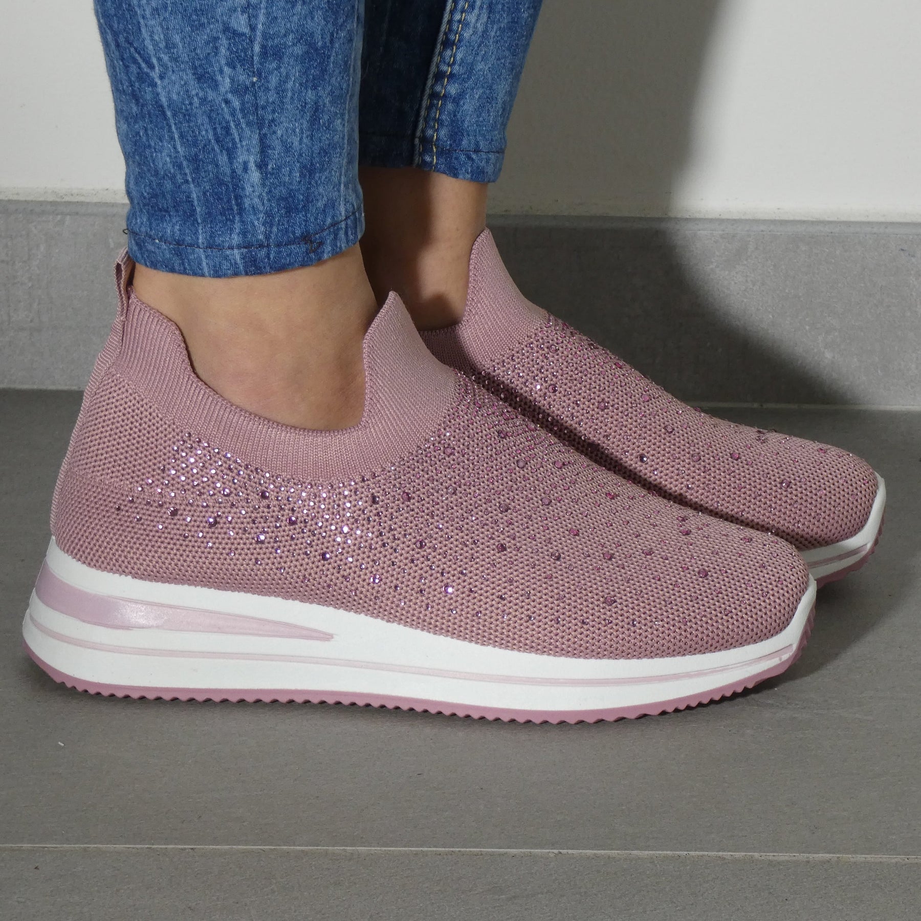 Silvia - Sneakers con Strass