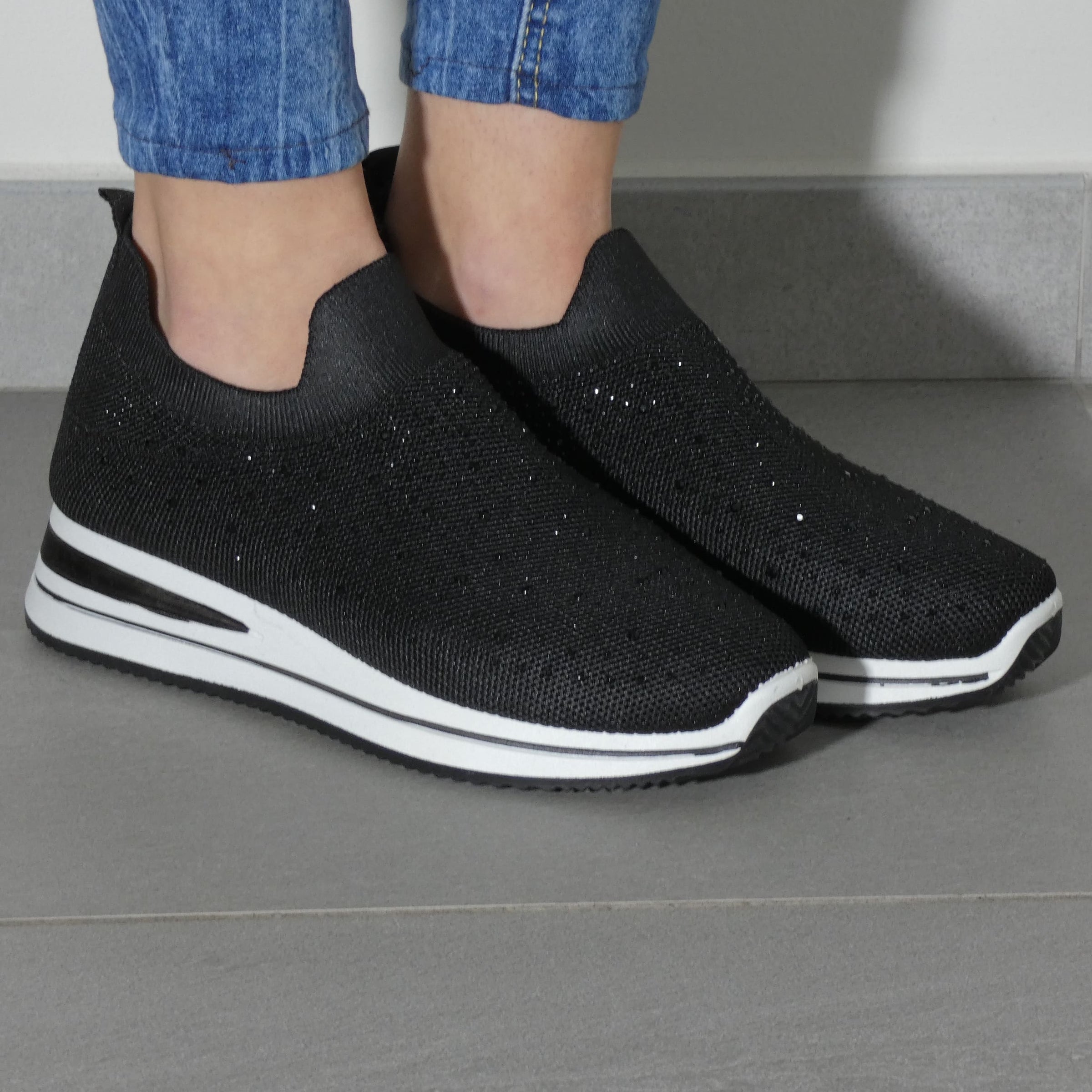Silvia - Sneakers con Strass