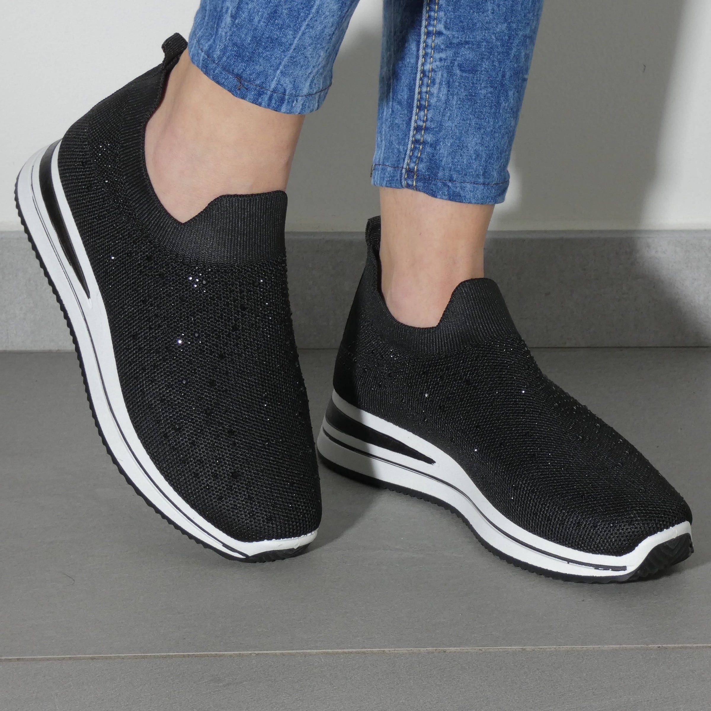 Silvia - Sneakers con Strass