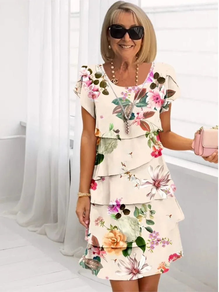 Helena | Elegante Abito con Volant