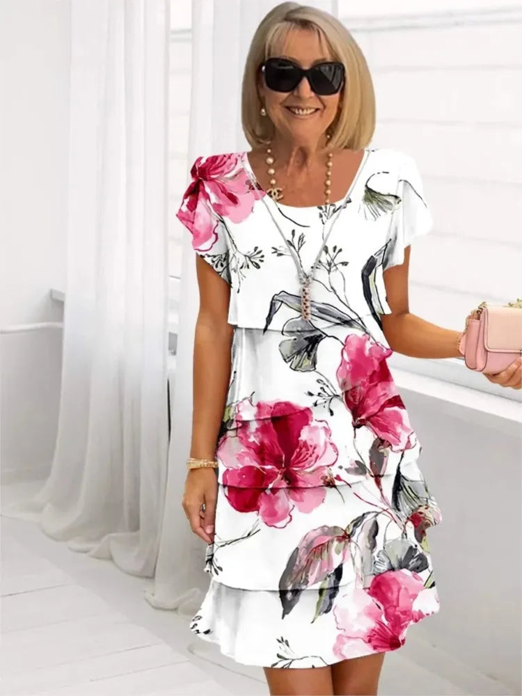 Cynthia | Abito Elegante e Confortevole con Rouches