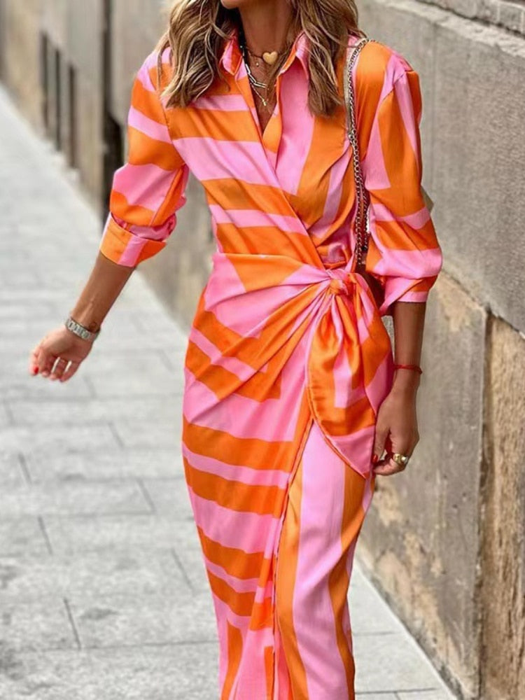 Amelia™ | Vestito Avvolgente con Stampa