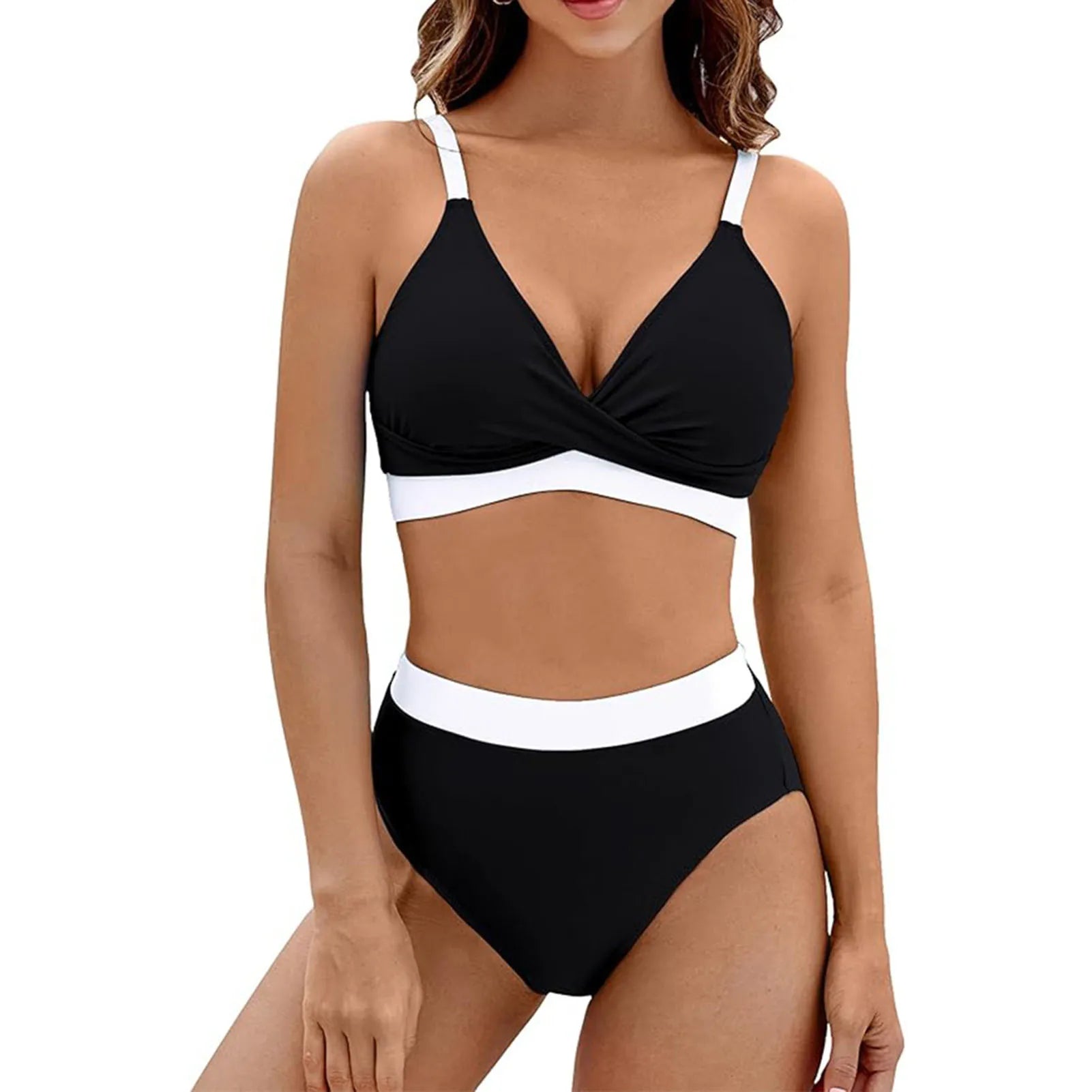Sarena | Il tuo bikini modellante per l'addome con un elegante scollo a V