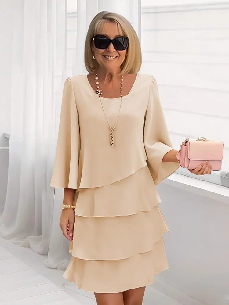 Catherine | Elegant Dress with Ruffles