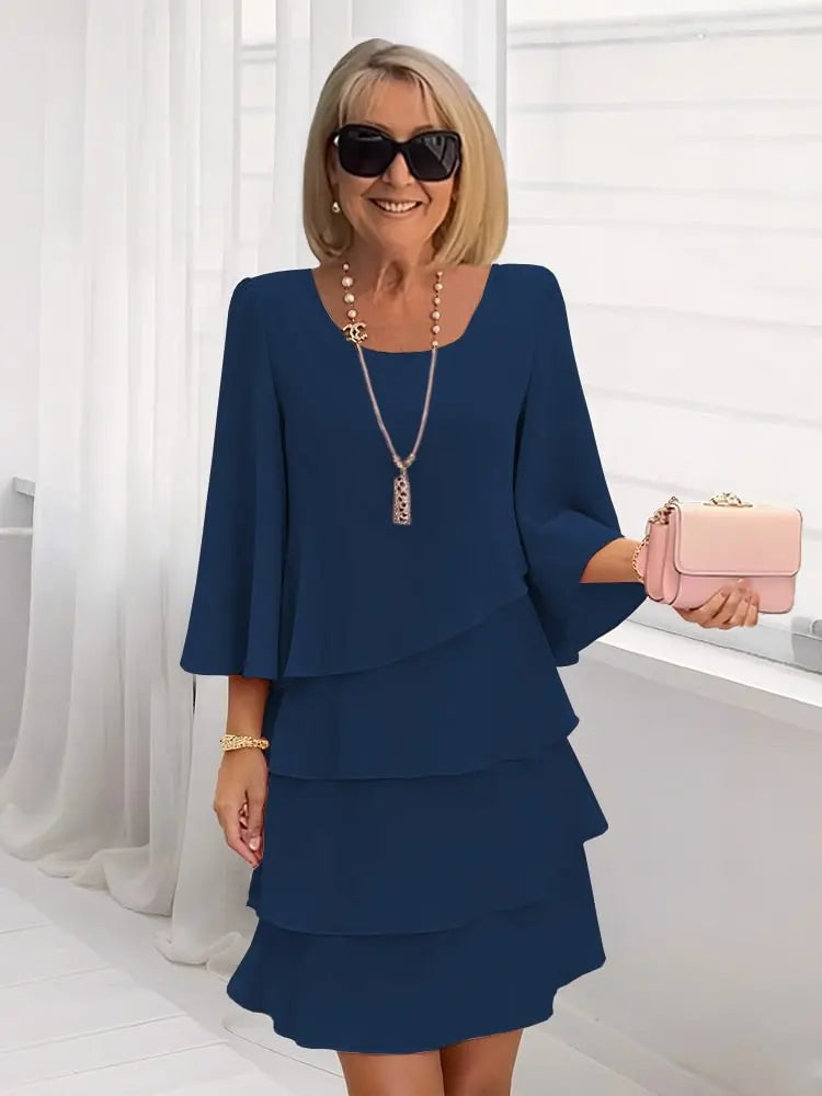 Catherine | Elegant Dress with Ruffles