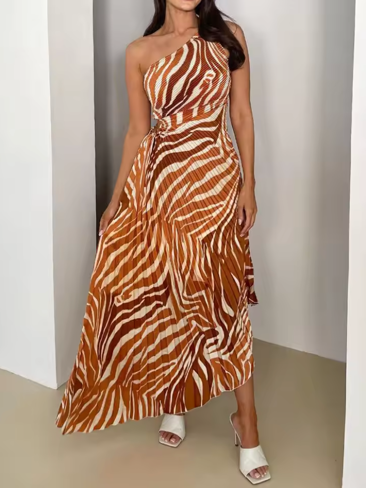 Adeline™ | Vestito da Sera Tropicale Vibrante