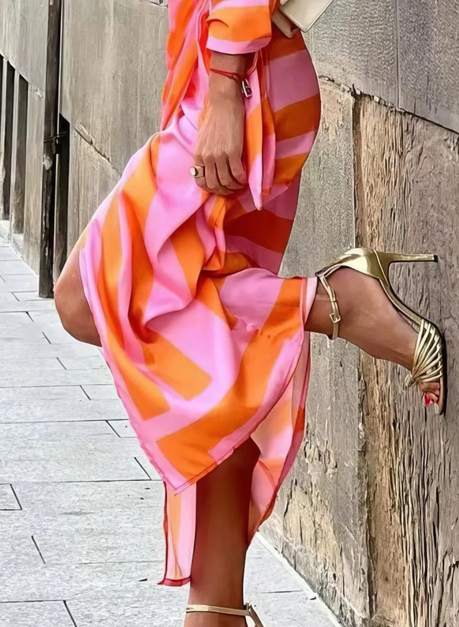 Amelia™ | Vestito Avvolgente con Stampa