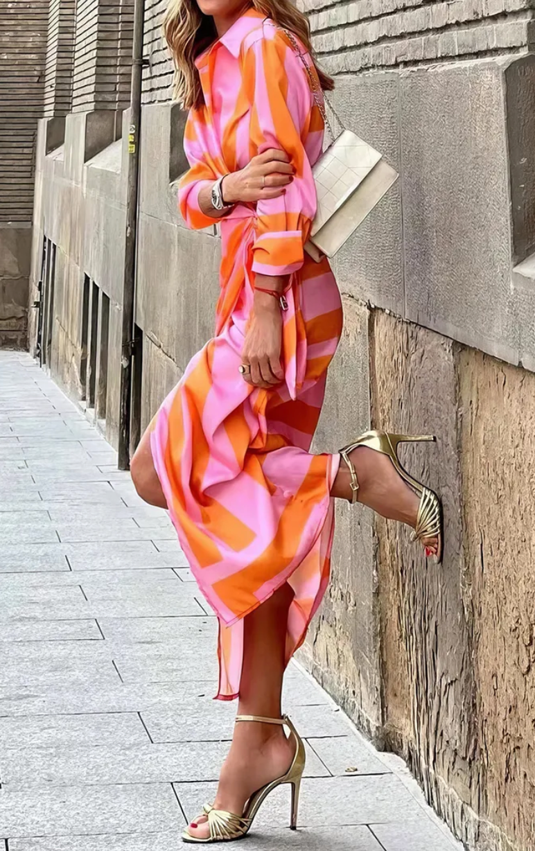 Amelia™ | Vestito Avvolgente con Stampa