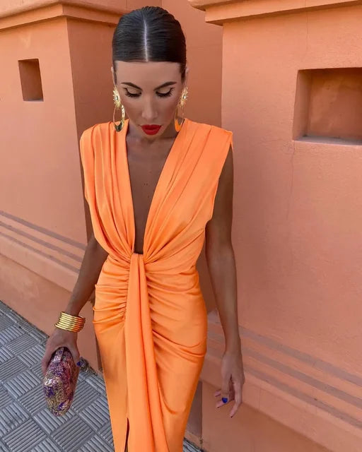 Sophia™ | Abito Elegante a Plissé