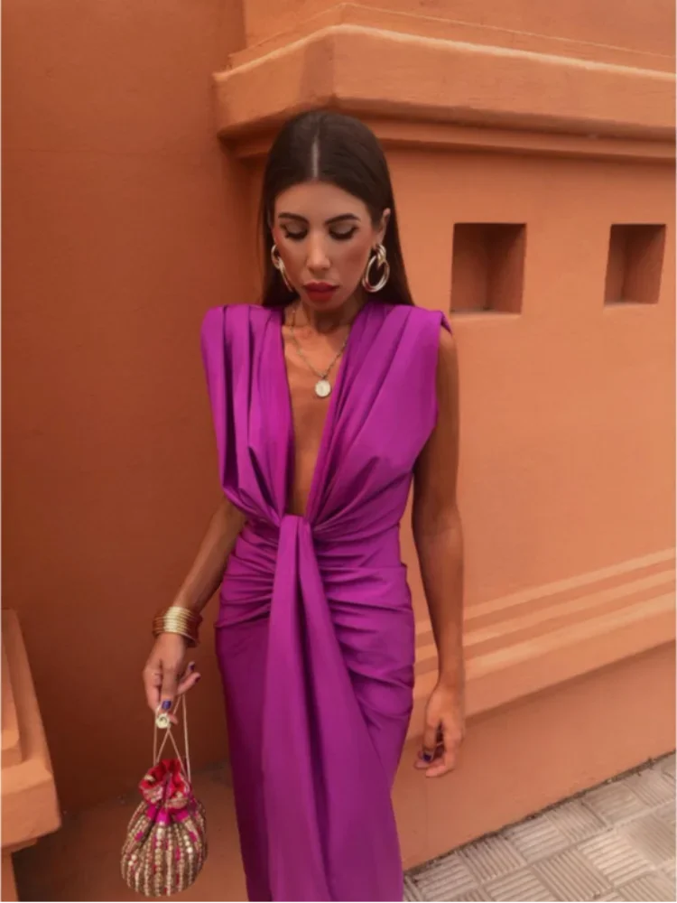 Sophia™ | Abito Elegante a Plissé