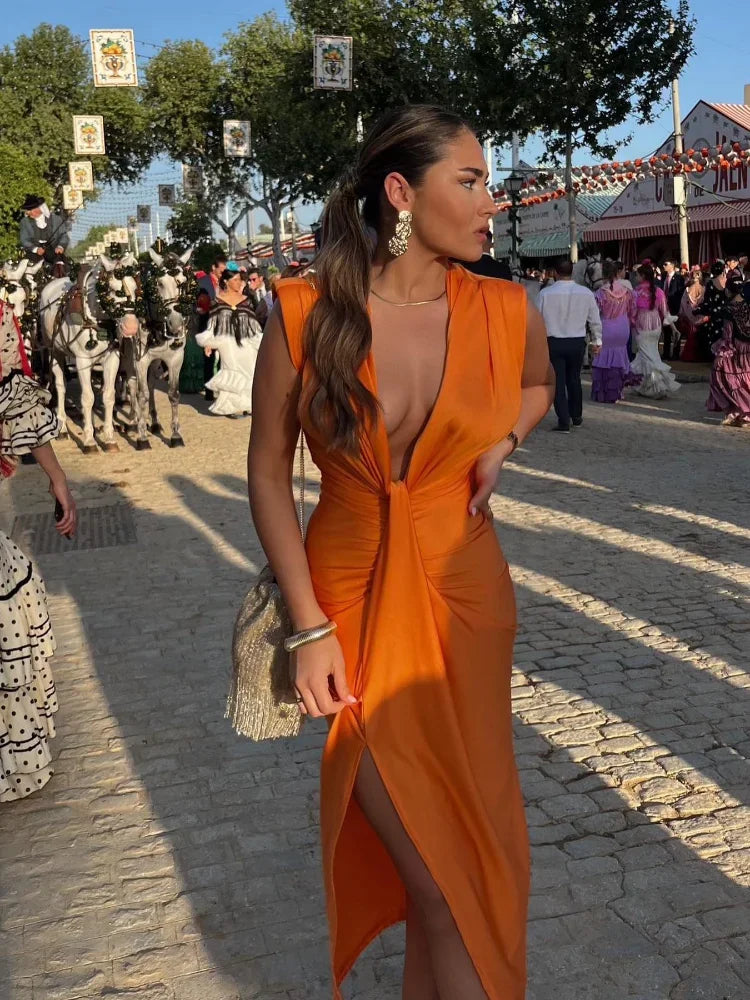 Sophia™ | Abito Elegante a Plissé