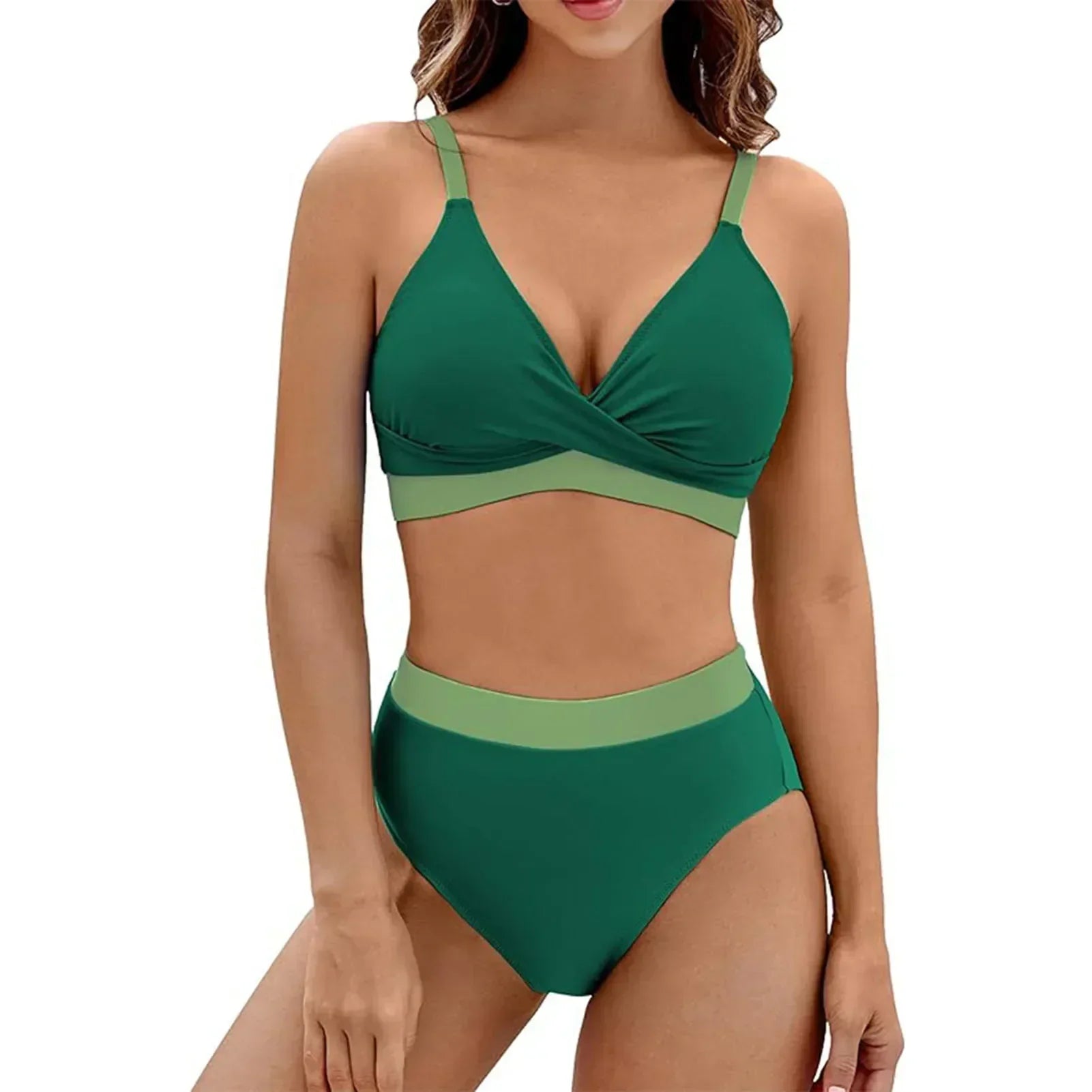 Sarena | Il tuo bikini modellante per l'addome con un elegante scollo a V