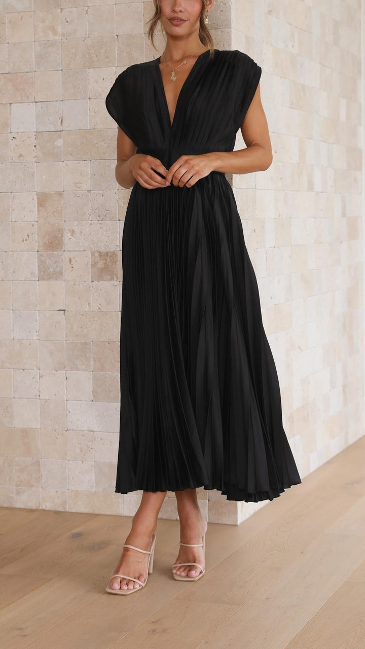 Abito Elegante con Plissettatura
