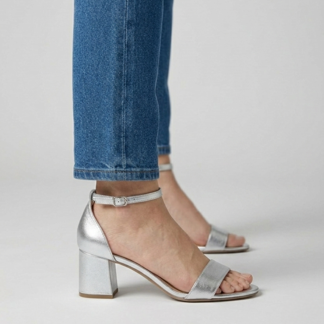 Vanda - Sandalo comoda Donna con tacco