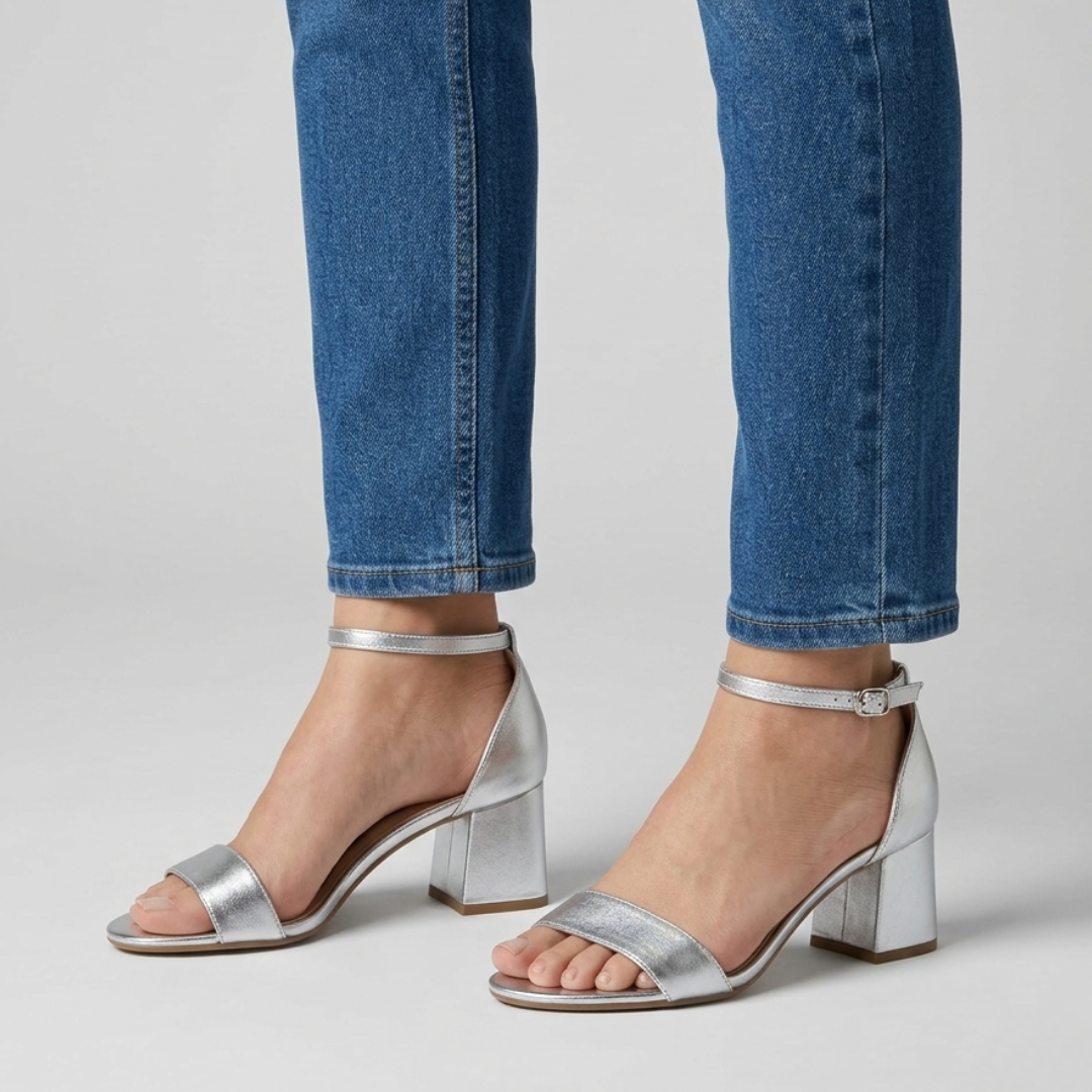 Vanda - Sandalo comoda Donna con tacco