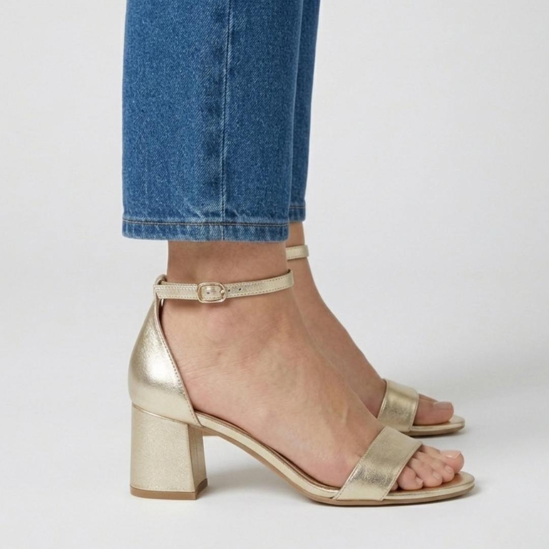Vanda - Sandalo comoda Donna con tacco