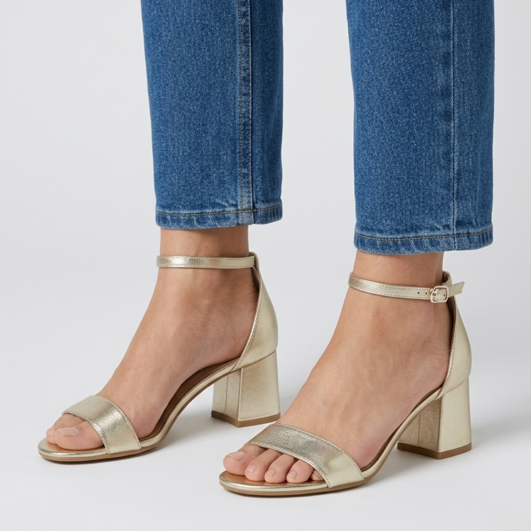 Vanda - Sandalo comoda Donna con tacco