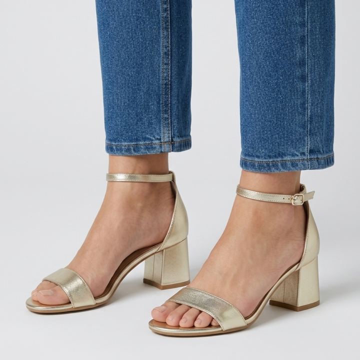 Vanda - Sandalo comoda Donna con tacco