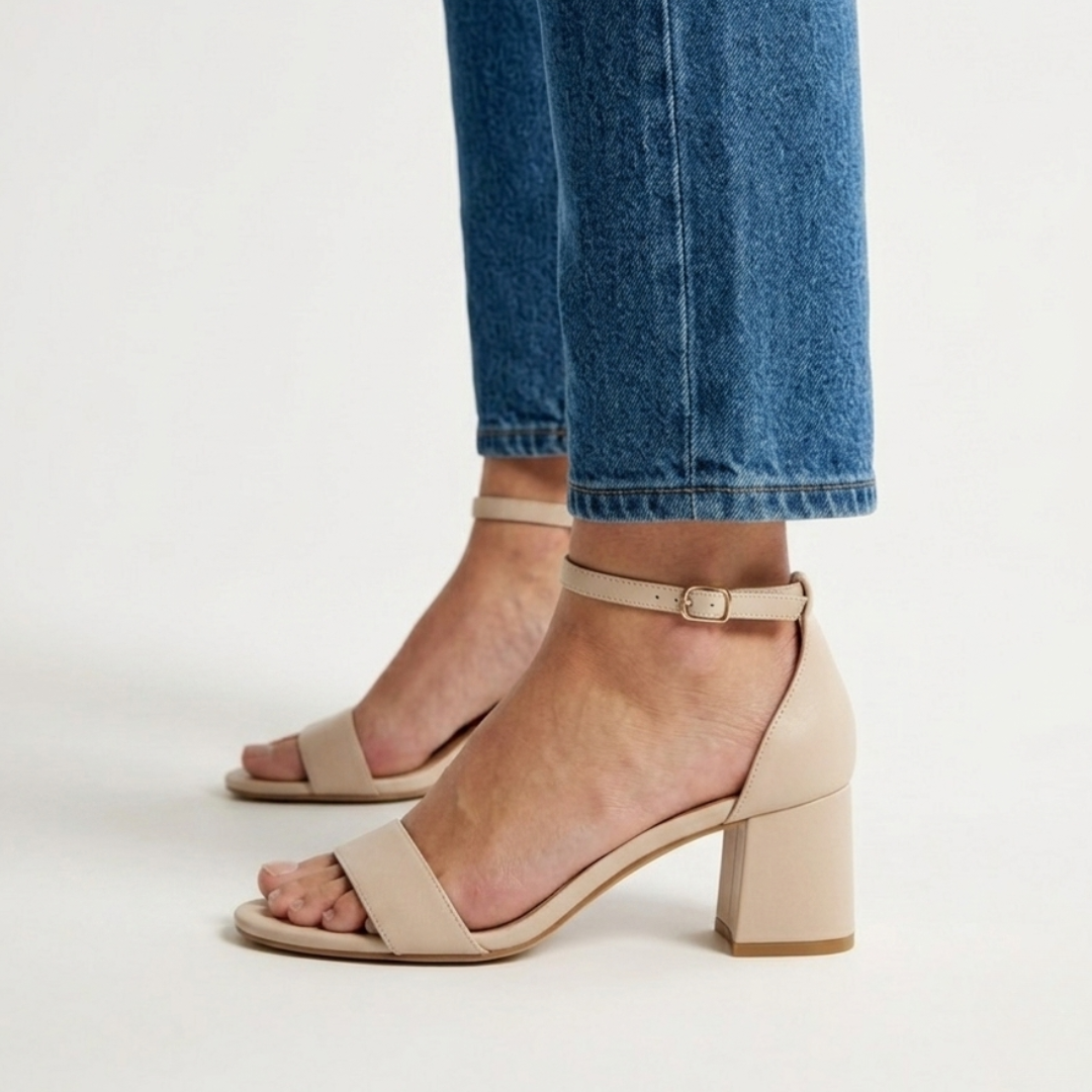 Vanda - Sandalo comoda Donna con tacco