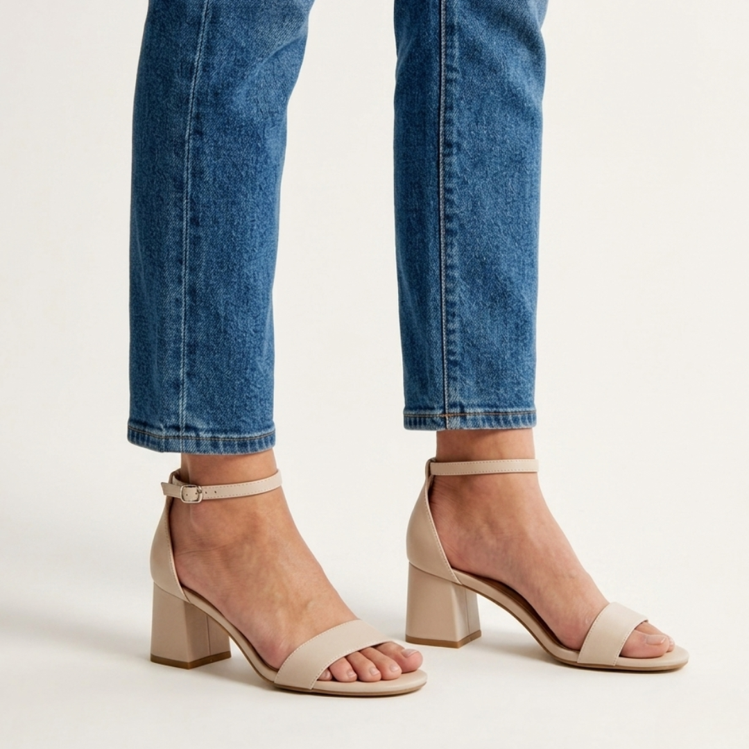 Vanda - Sandalo comoda Donna con tacco