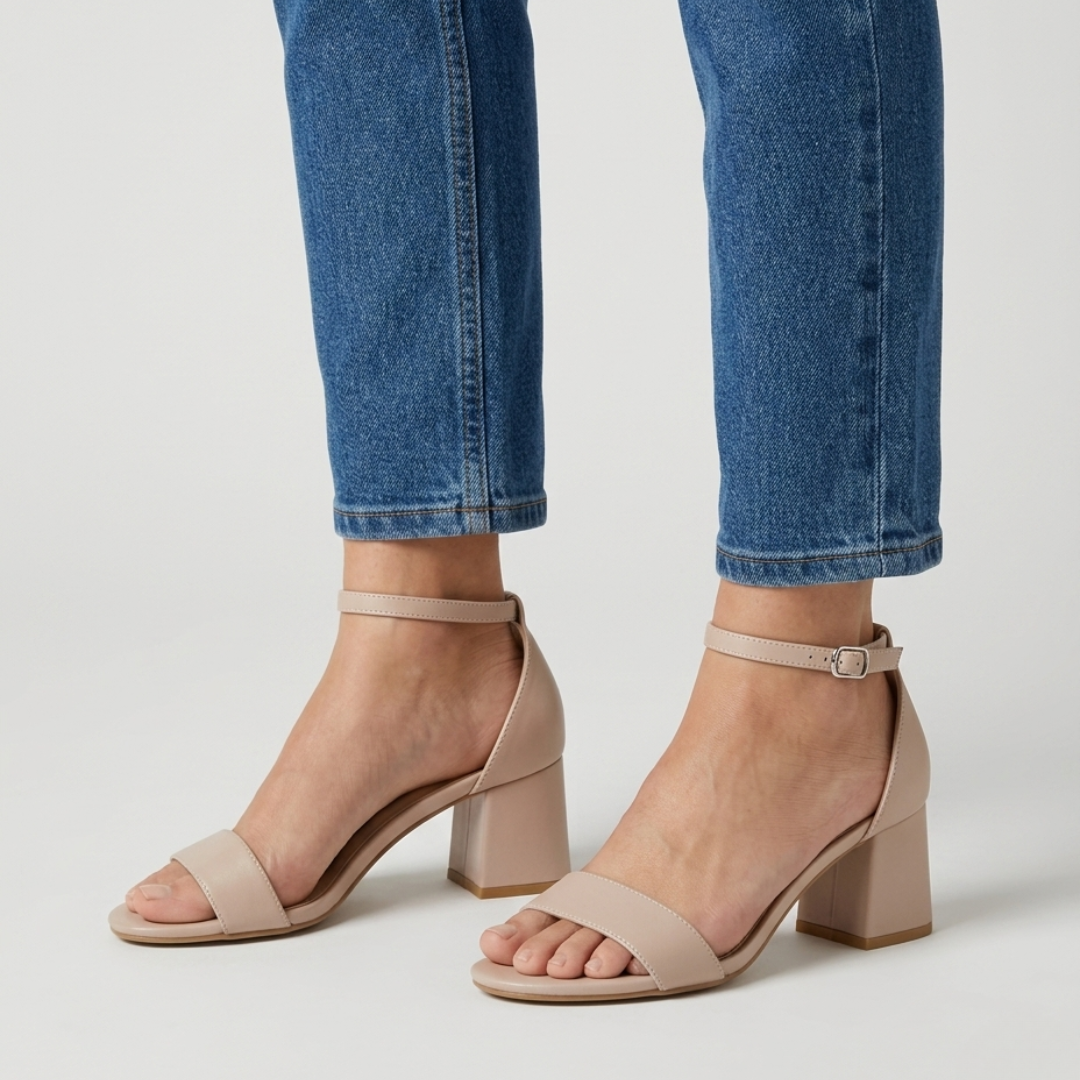 Vanda - Sandalo comoda Donna con tacco