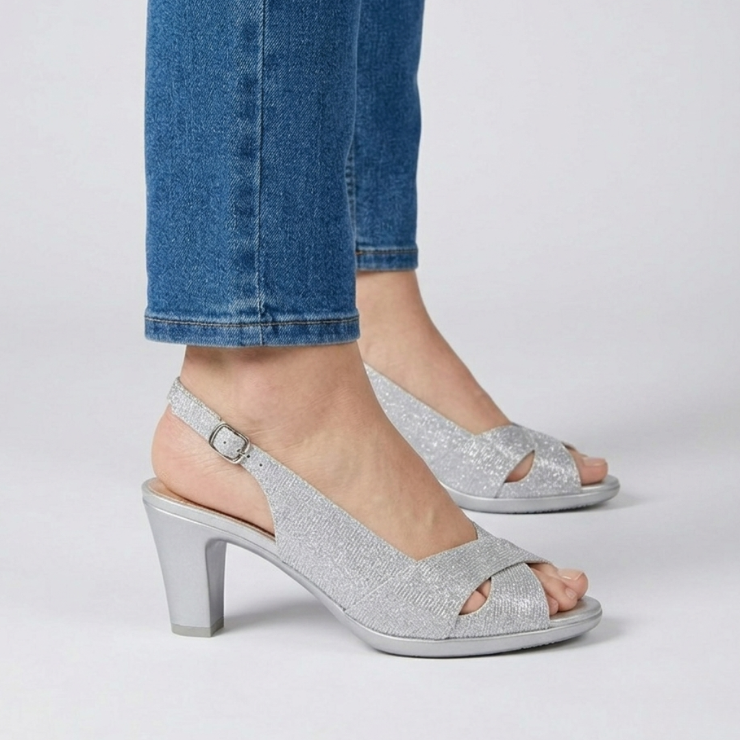 Zora - Sandalo comoda Donna con tacco
