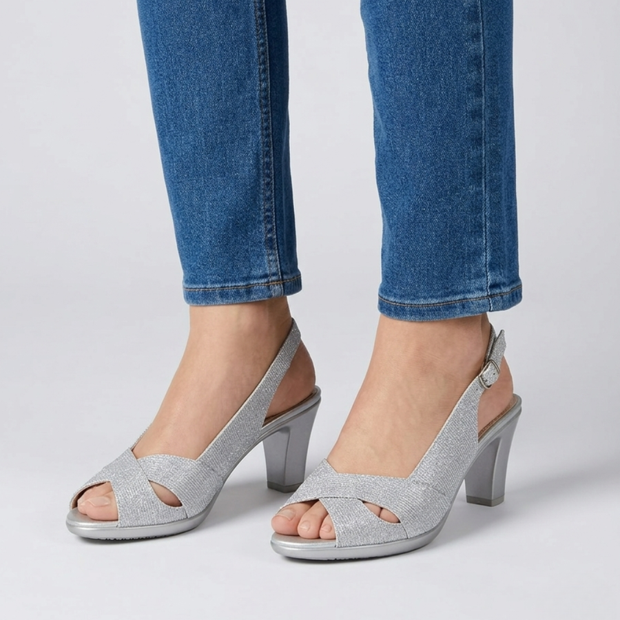 Zora - Sandalo comoda Donna con tacco