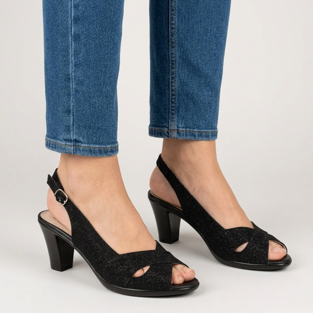 Zora - Sandalo comoda Donna con tacco