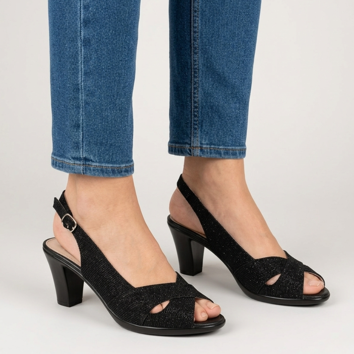 Zora - Sandalo comoda Donna con tacco