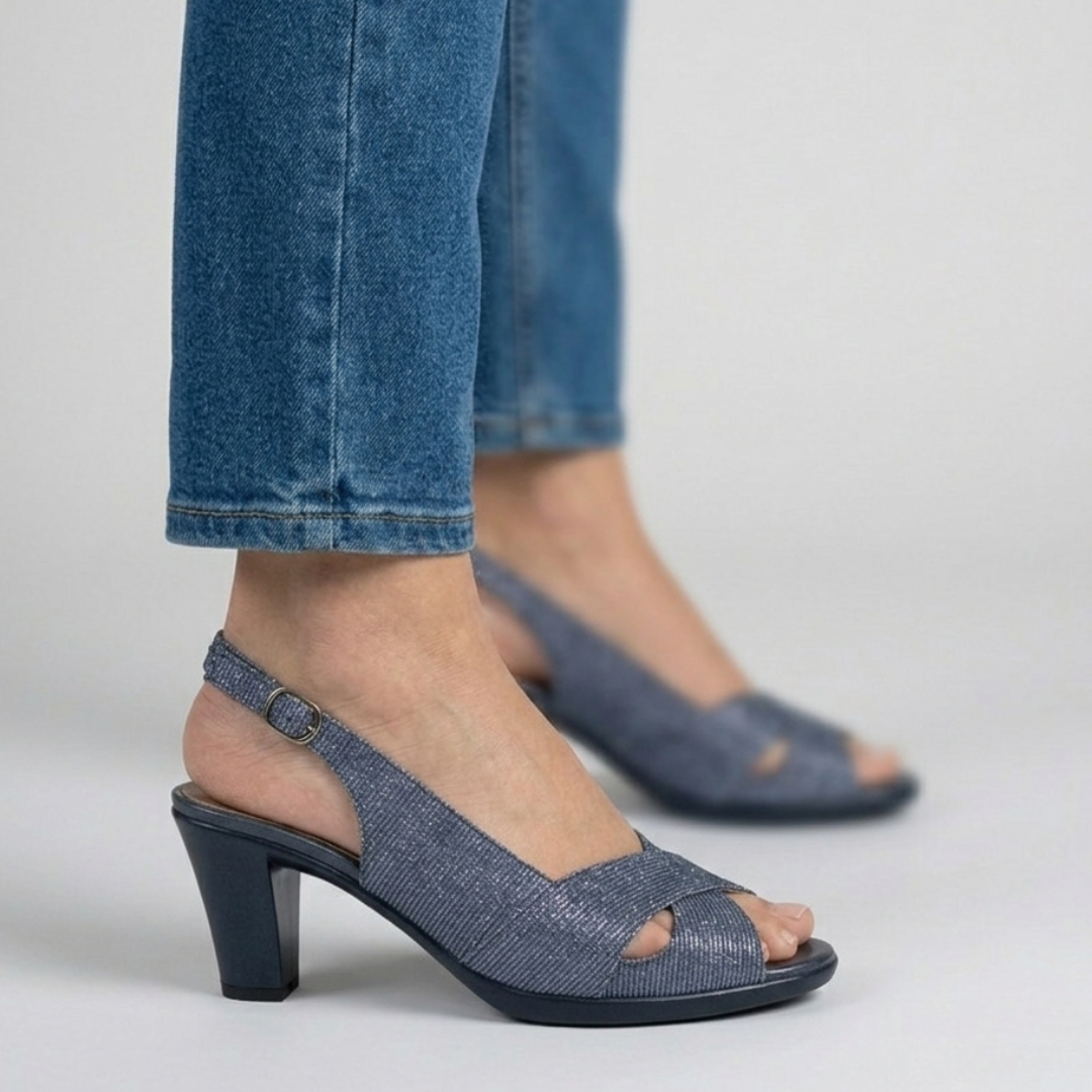 Zora - Sandalo comoda Donna con tacco