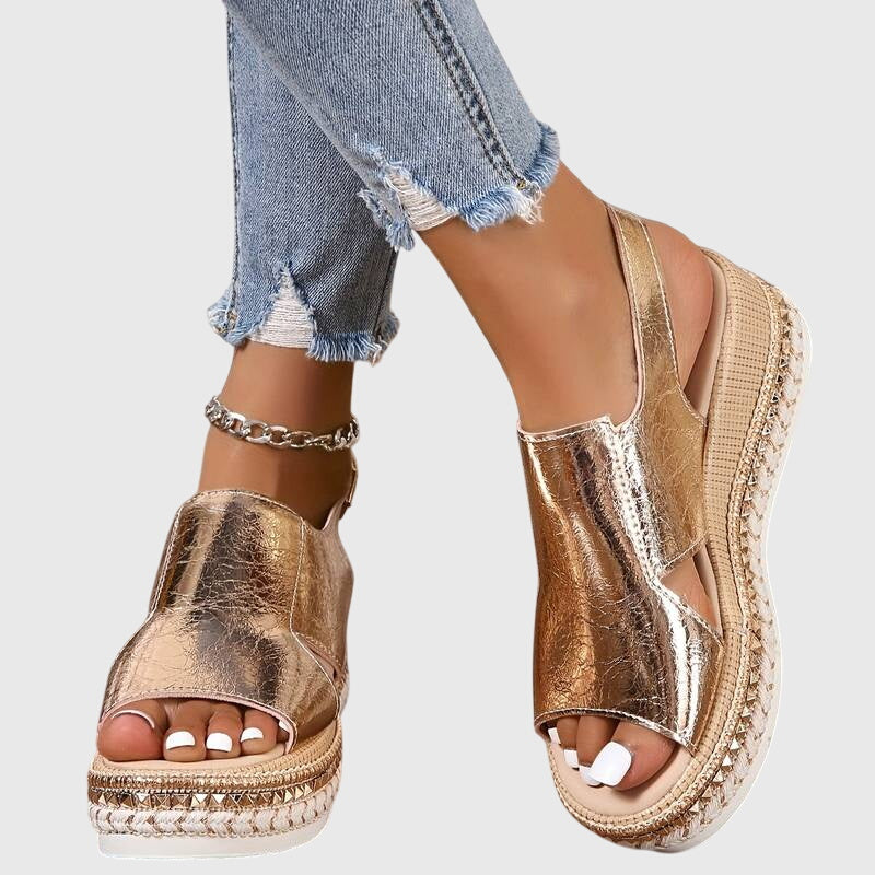 Veronica | Sandali Comfort (Oro)