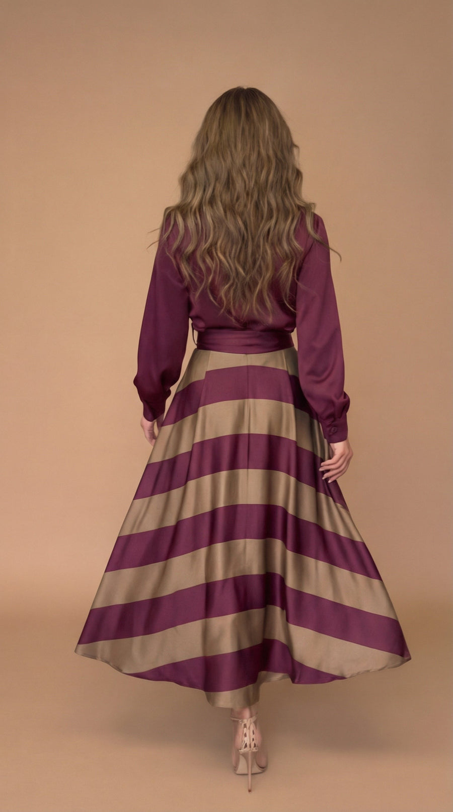 Mila™ | Maxi Dress with Stripes