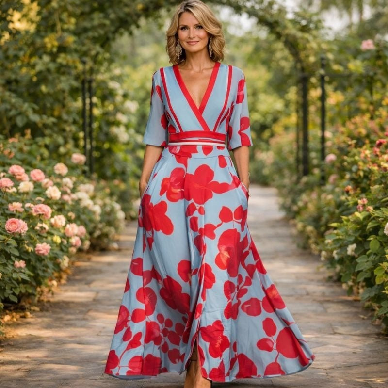 Layla™ | Elegante Vestito in Viscosa