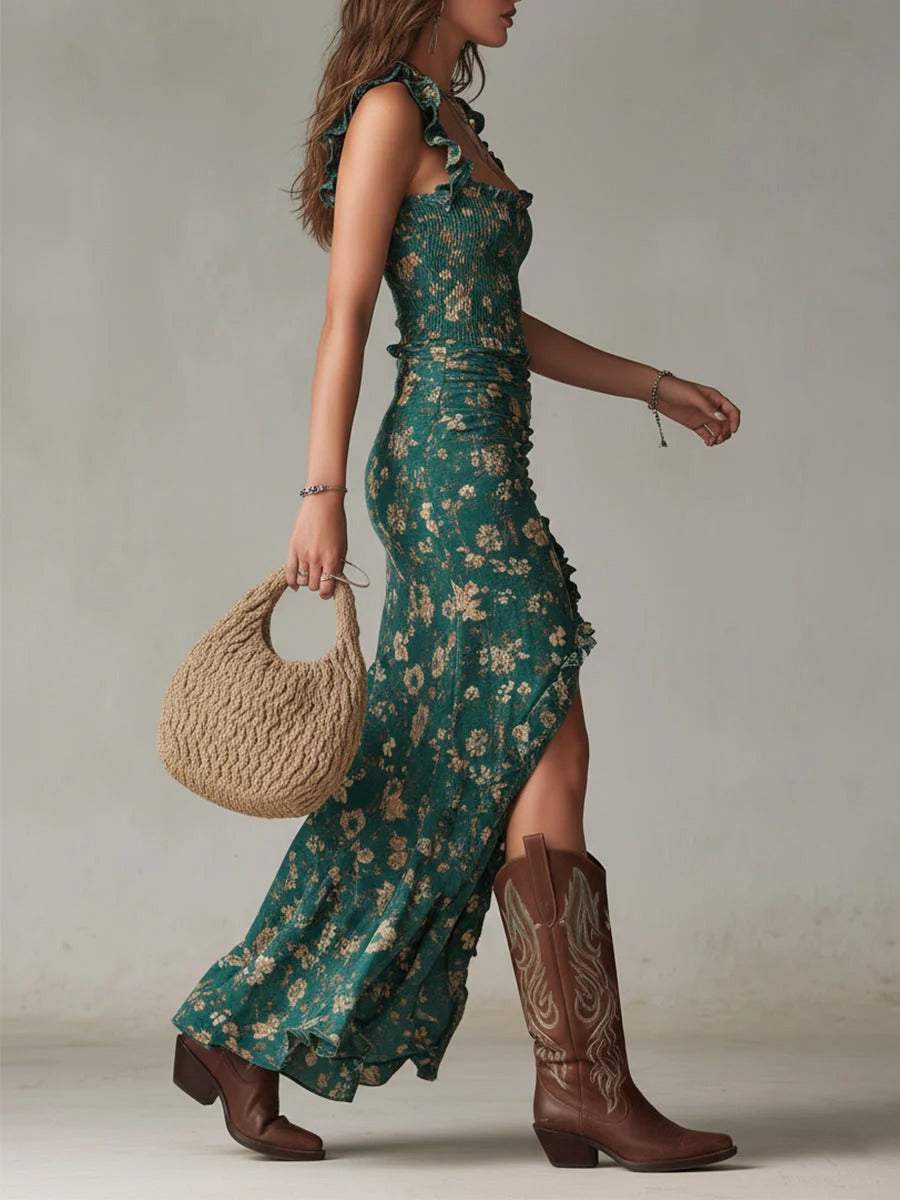 Mika | Abito Maxi Boho Retro